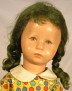 Käthe Kruse Puppe XII mit grünlichen Haaren